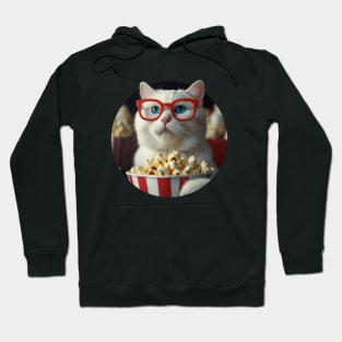 Cat Popcorn Movie Hoodie